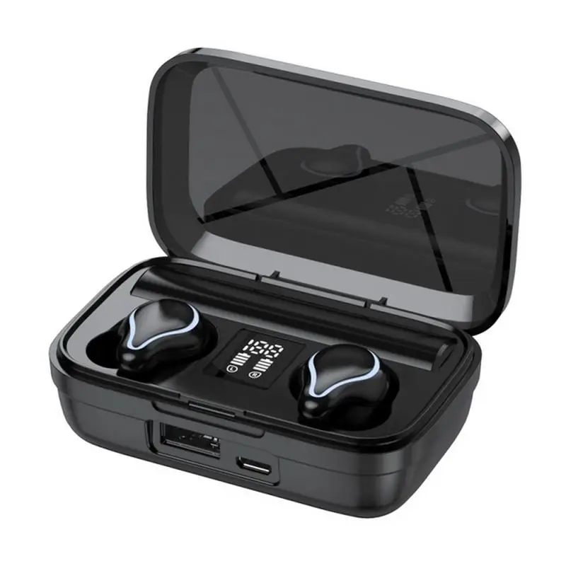 SK1 Wireless Bluetooth Earbuds Mini In-ear TWS LED Digital Display Headphones 
SK1 Wireless Bluetooth Earbuds Mini In-ear TWS LED Digital Display Headphones