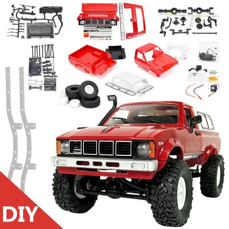 WPL C24 2 4G DIY RC автомобильный комплект с дистанционным управлением автомобиль