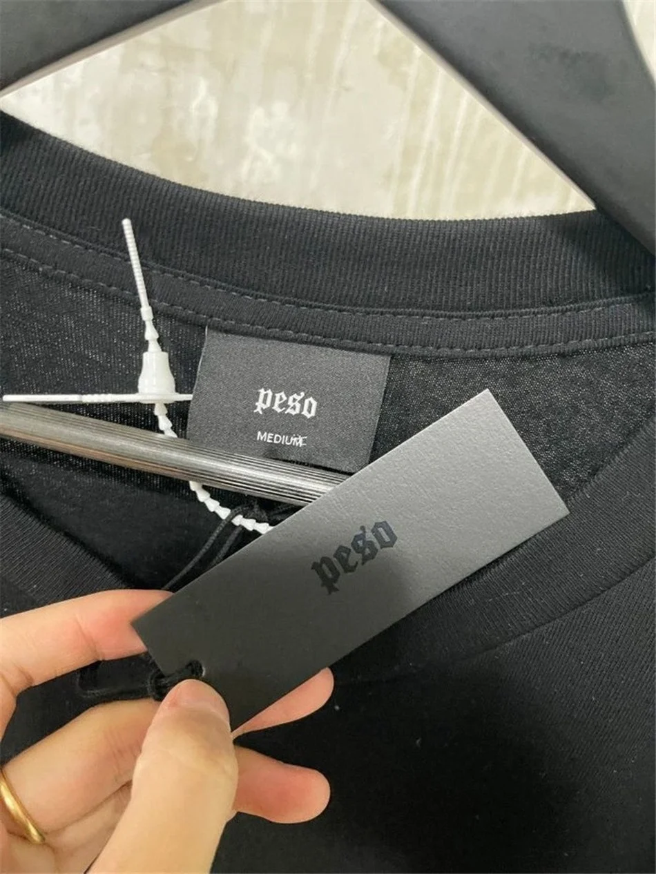 PESO T-shirt Men Women 1:1 Best-Quality High Street Alphabet World Map Printing T Shirt Tops Tee men clothing
PESO T-shirt Men Women 1:1 Best-Quality High Street Alphabet World Map Printing T Shirt Tops Tee men clothing