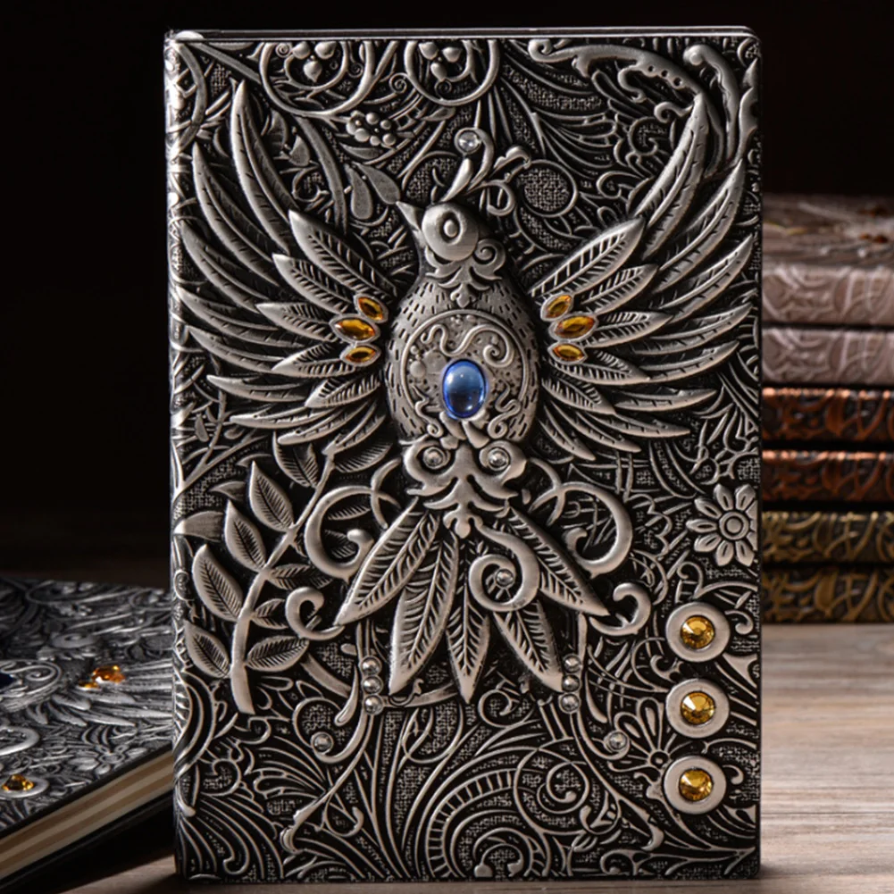 Travel Home Journal Writing Pads Retro Handcraft Notebook Diary Hardcover School Phoenix Embossed Gift PU Cover
Travel Home Journal Writing Pads Retro Handcraft Notebook Diary Hardcover School Phoenix Embossed Gift PU Cover