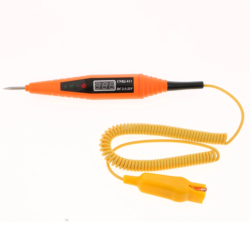 DC Electric Test Pen Voltage LCD Digital Detector Tester 2.5-32V Indicator Easy To Read
DC Electric Test Pen Voltage LCD Digital Detector Tester 2.5-32V Indicator Easy To Read