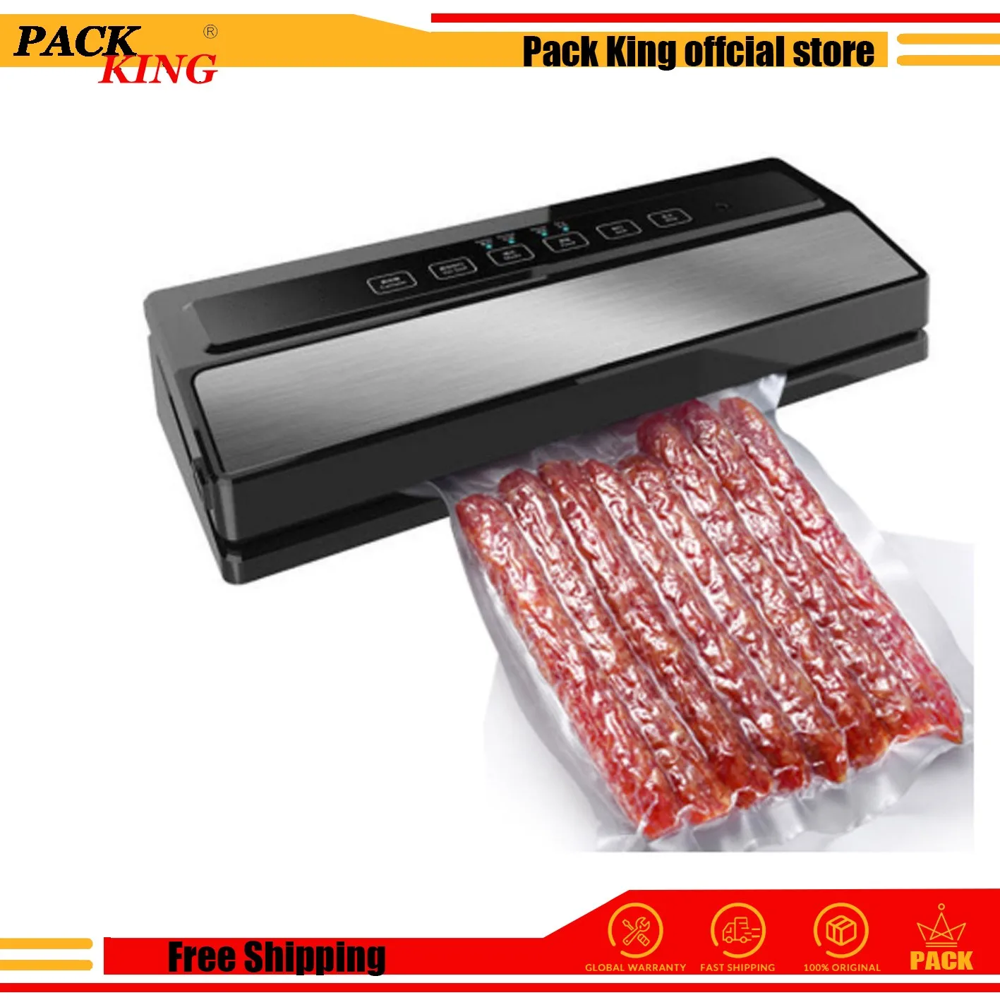Vacuum Sealing Machine Bag Sealer Fresh Packaging Food Fruit Fish Meat Packer Plastic Film Vaccum Film Home Use
Vacuum Sealing Machine Bag Sealer Fresh Packaging Food Fruit Fish Meat Packer Plastic Film Vaccum Film Home Use
