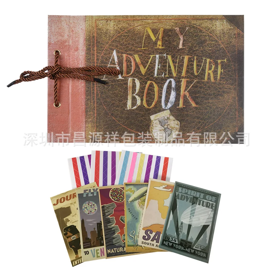 Handmade DIY Album Paste Vintage Tether Album Our Adventure Book Up Family Scrapbook Photo Album
Handmade DIY Album Paste Vintage Tether Album Our Adventure Book Up Family Scrapbook Photo Album