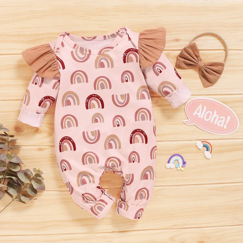 Autumn Baby Clothing Sets Summer Baby Suit Casual Romper Set Girl Cotton Infant Long Sleeve Bodysuit+Bowknot Headband
Autumn Baby Clothing Sets Summer Baby Suit Casual Romper Set Girl Cotton Infant Long Sleeve Bodysuit+Bowknot Headband