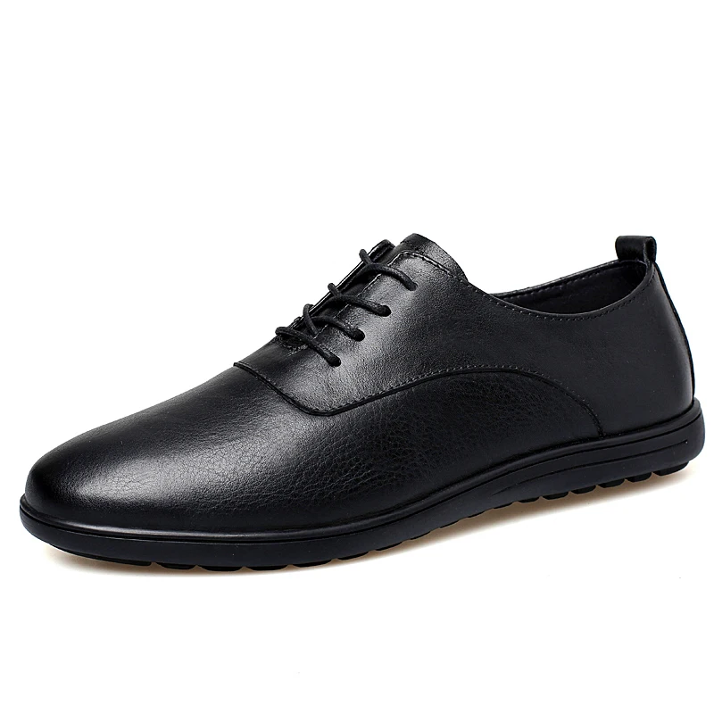 Male Leather Shoes Brown Breathable Round Toe Men Dress Shoes Lace-up Waterproofing Solid Business Leather Shoes Black Flats %
Male Leather Shoes Brown Breathable Round Toe Men Dress Shoes Lace-up Waterproofing Solid Business Leather Shoes Black Flats %