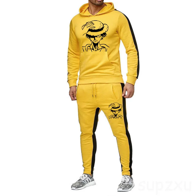 Anime One Piece Hoodies Two Pieces Set Men Women One Piece Monkey D Luffy Hip Hop Fleece Pullover Sweatshirt Sweatpants Suits
Anime One Piece Hoodies Two Pieces Set Men Women One Piece Monkey D Luffy Hip Hop Fleece Pullover Sweatshirt Sweatpants Suits