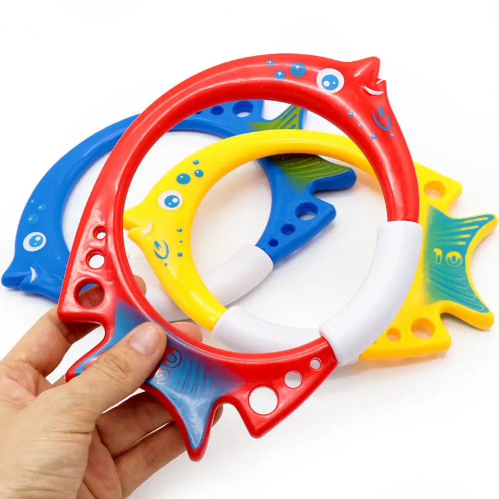 3Pcs Summer Diving Toys Fish Ring Cartoon Plastic Swimming Pool Water Games Training Ring Underwater Rings Toys for Kids
3Pcs Summer Diving Toys Fish Ring Cartoon Plastic Swimming Pool Water Games Training Ring Underwater Rings Toys for Kids