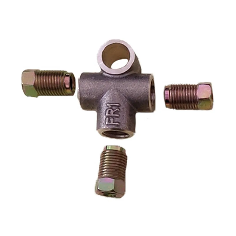 1 Set Car 3 Way Brake T Piece Tee With 3 Male Nuts Short Union Metric M10 3/16" Pipe 10mm Auto Replacement Accessories
1 Set Car 3 Way Brake T Piece Tee With 3 Male Nuts Short Union Metric M10 3/16" Pipe 10mm Auto Replacement Accessories