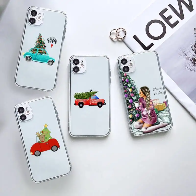 Christmas tree girl gift Phone Case Transparent for iPhone 5 6 7 8 11 12 s mini pro X XS XR MAX Plus
Christmas tree girl gift Phone Case Transparent for iPhone 5 6 7 8 11 12 s mini pro X XS XR MAX Plus