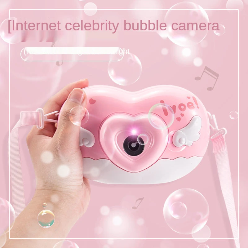 Love angel bubble camera vibrato with the same paragraph blowing bubble automatic music outdoor girl children's toy toy for kids
Love angel bubble camera vibrato with the same paragraph blowing bubble automatic music outdoor girl children's toy toy for kids