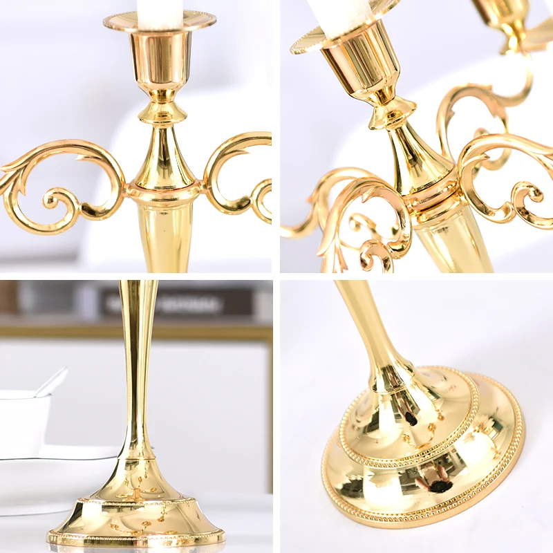 Vintage Romantic Candle Stand Holder Wedding Luxury Candle Holders Elegant Simple Dinning Table Bougeoir Home Decoration DG50ZT
Vintage Romantic Candle Stand Holder Wedding Luxury Candle Holders Elegant Simple Dinning Table Bougeoir Home Decoration DG50ZT
