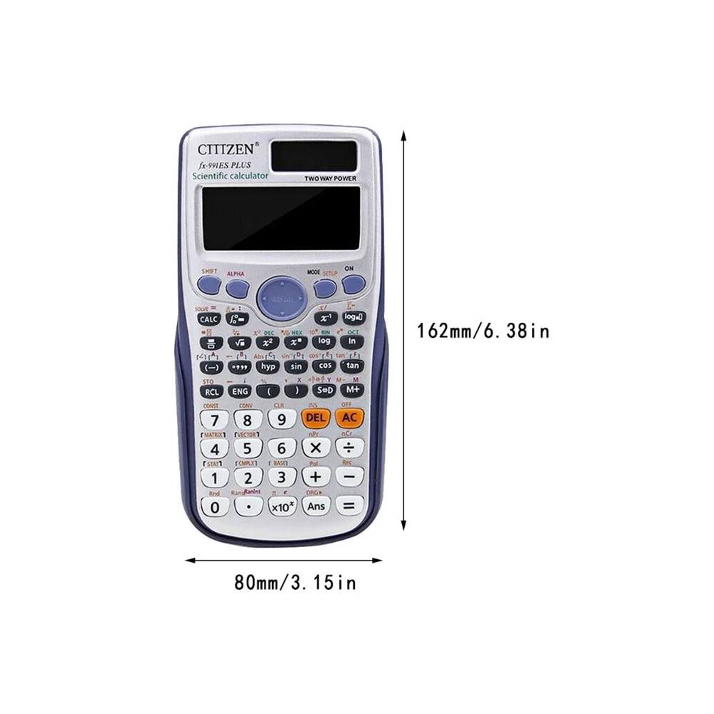 1PC Calculator Multi-functional Scientific Computing Tools for School Office Use Supplies Students Stationery Gifts
1PC Calculator Multi-functional Scientific Computing Tools for School Office Use Supplies Students Stationery Gifts