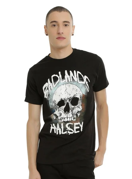 Fashion Men's T-Shirt Printed T-shirt Halsey Badlands Skull Logo T-Shirt men casual shirt
Fashion Men's T-Shirt Printed T-shirt Halsey Badlands Skull Logo T-Shirt men casual shirt
