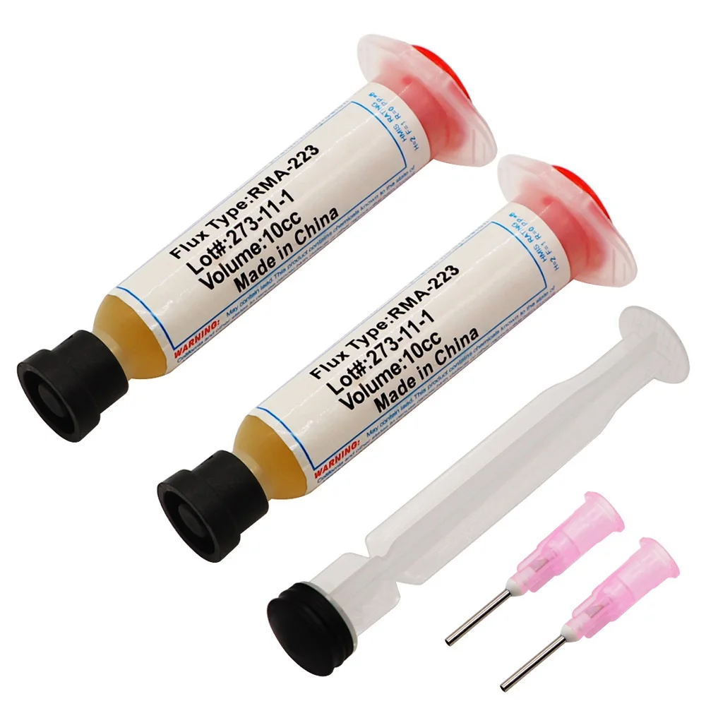 No-Clean Solder Soldering Paste Flux RMA-223 Welding Flux for Mobile Phone Soldering BGA SMD PGA PCB Repair Tool Solder Paste
No-Clean Solder Soldering Paste Flux RMA-223 Welding Flux for Mobile Phone Soldering BGA SMD PGA PCB Repair Tool Solder Paste