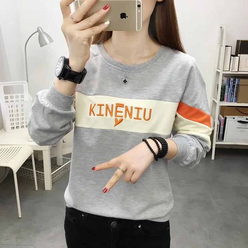 BOBOKATEER Long Sleeve T Shirt Women Clothes Loose Woman Tshirts O-Neck T-shirty Damskie Vetement Femme 2021 Fashion Sweatshirts
BOBOKATEER Long Sleeve T Shirt Women Clothes Loose Woman Tshirts O-Neck T-shirty Damskie Vetement Femme 2021 Fashion Sweatshirts