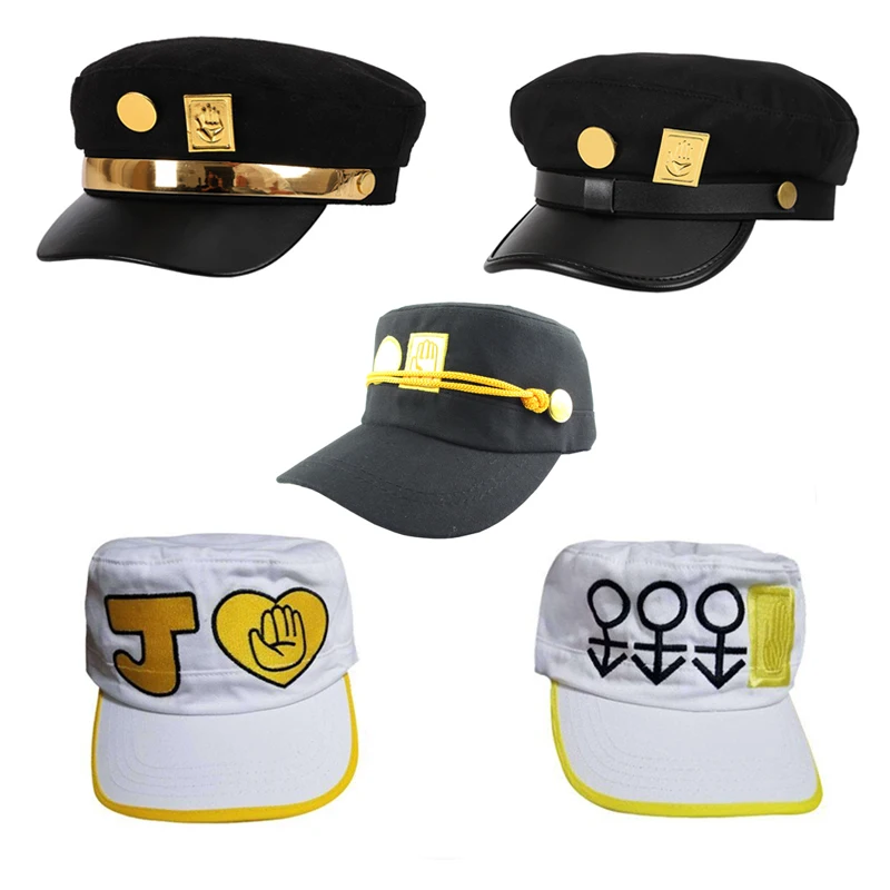 Bimaoxer Anime JoJo's Bizarre Adventure Jotaro Kujo Joseph Army Military JOJO Cap Hat+Badge Animation around Free shipping
Bimaoxer Anime JoJo's Bizarre Adventure Jotaro Kujo Joseph Army Military JOJO Cap Hat+Badge Animation around Free shipping