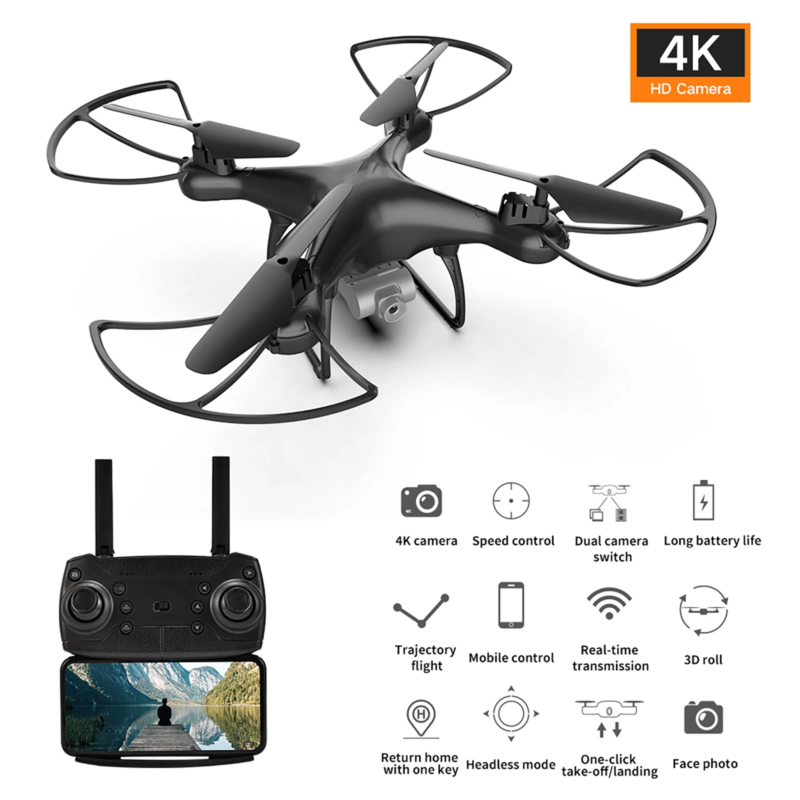 F82 мини-Дрон с камерой 4K HD, позиционирование оптического потока, GPS, слежение за FPV, Радиоуправляемый складной вертолет, Квадрокоптер, игрушка...
F82 мини-Дрон с камерой 4K HD, позиционирование оптического потока, GPS, слежение за FPV, Радиоуправляемый складной вертолет, Квадрокоптер, игрушка...