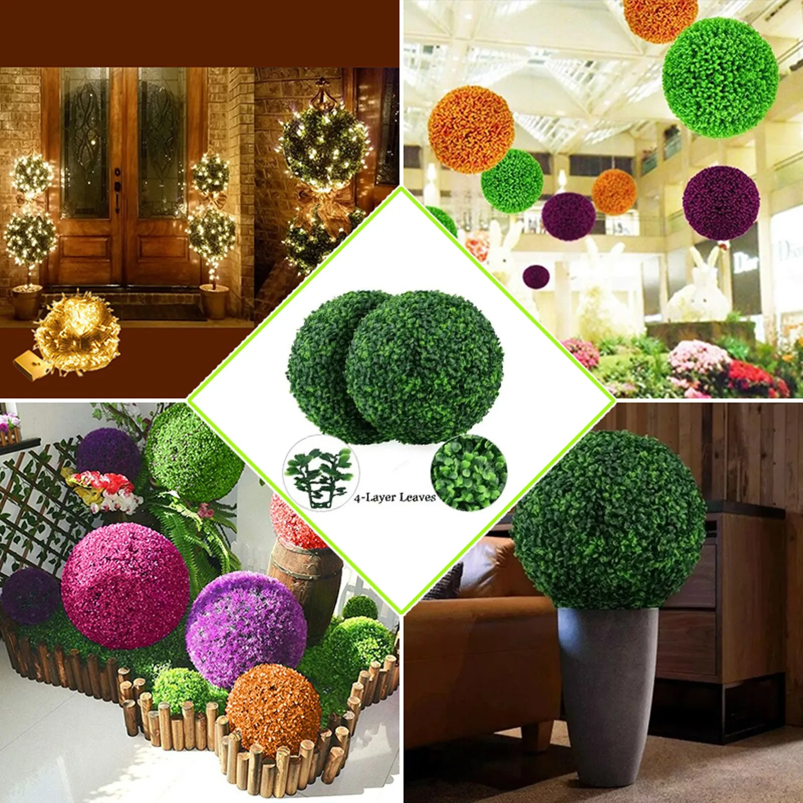 Artificial Plant Topiary Ball Green Plastic Grass Ball Garden Decoration Home Outdoor Wedding Party Plants Grass Ball Home Decor
Artificial Plant Topiary Ball Green Plastic Grass Ball Garden Decoration Home Outdoor Wedding Party Plants Grass Ball Home Decor