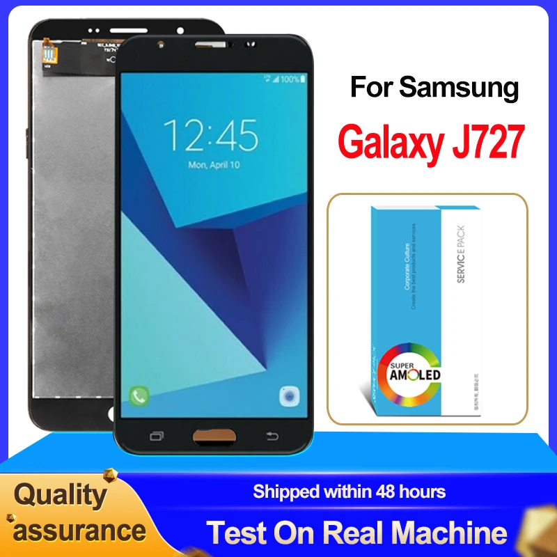 Протестированный TFT 5 ''дисплей для Samsung Galaxy J7 V J727 SM-J727P J727V J727A полный ЖК-дисплей