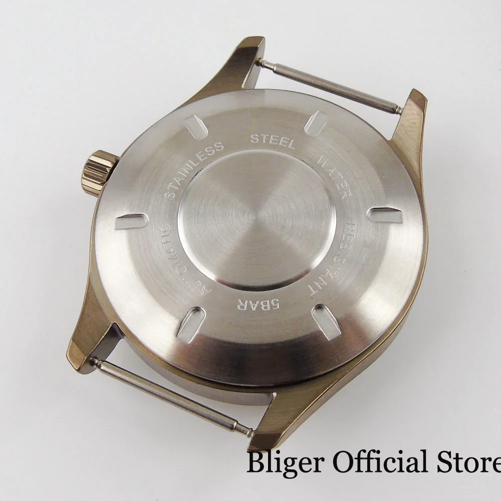 Bronzed Coated Automatic Watch Case Watch Dial Watch Needles fit NH35 NH35A Movement Solid Backcover
Bronzed Coated Automatic Watch Case Watch Dial Watch Needles fit NH35 NH35A Movement Solid Backcover