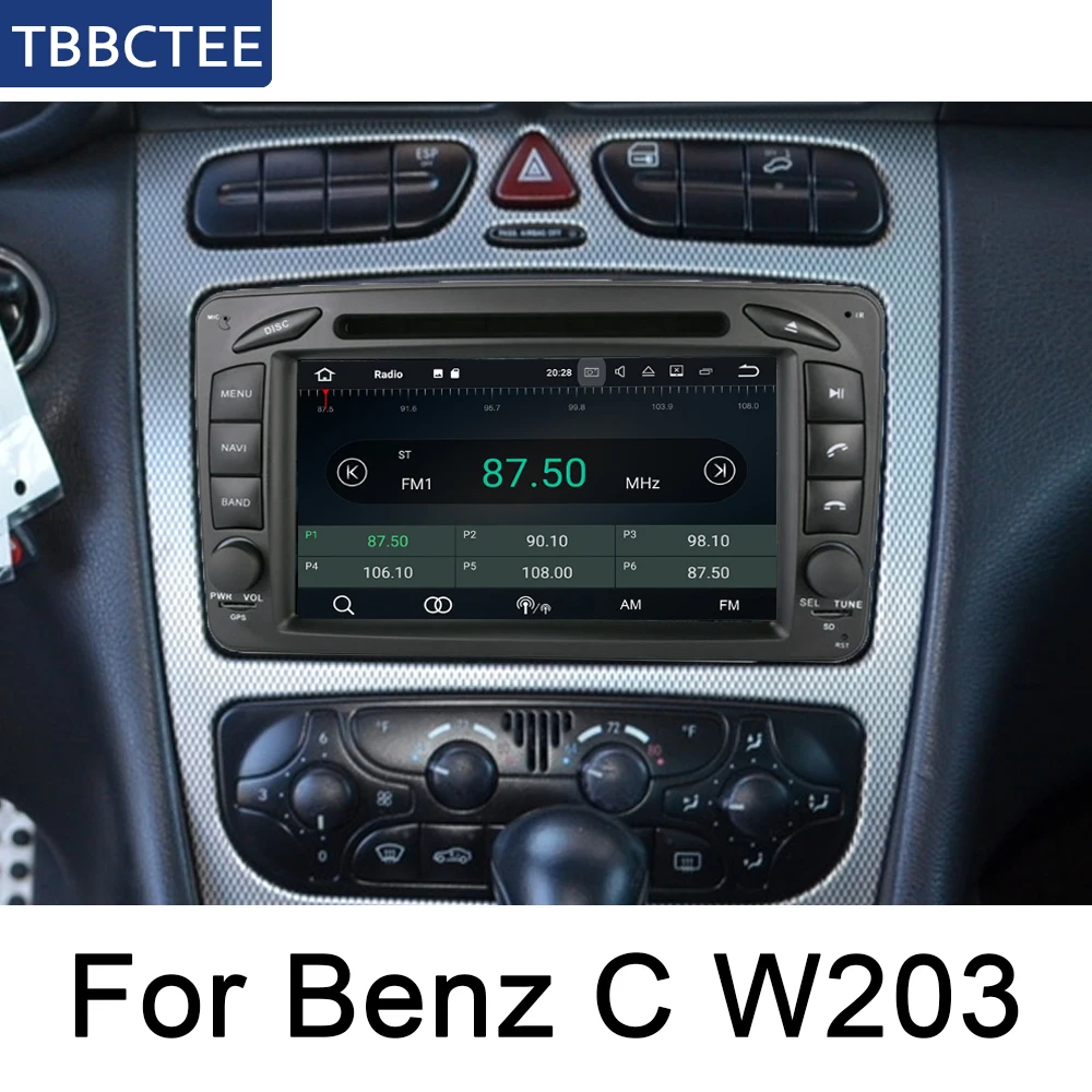 Для Mercedes Benz C W203 2000 ~ 2005 NTG Android мультимедийный плеер Автомобильный Радио Стерео gps