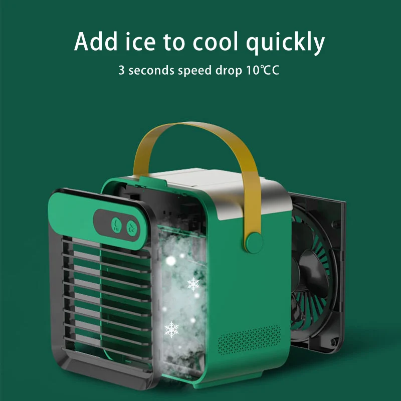 New Portable Air Conditioning USB Air Cooler Mini Fan Mobile Humidification 2400 MAh Portable Water Cooled Hom Air Conditioning
New Portable Air Conditioning USB Air Cooler Mini Fan Mobile Humidification 2400 MAh Portable Water Cooled Hom Air Conditioning