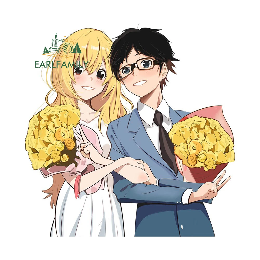 EARLFAMILY 13cm x 12.8cm for Your Lie in April Car Stickers Scratch-Proof Anime Decals Car Accessories Trunk Helmet Decor
EARLFAMILY 13cm x 12.8cm for Your Lie in April Car Stickers Scratch-Proof Anime Decals Car Accessories Trunk Helmet Decor