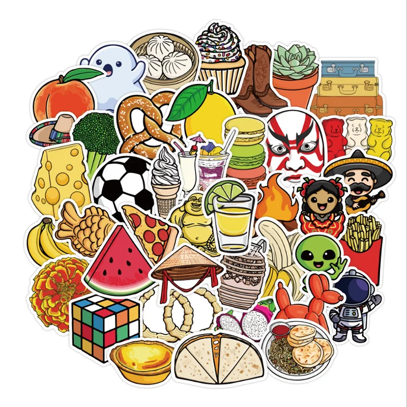 10/30/50PCS Comic Cute Cartoon Fast Food Sticker Water Cup Helmet Notebook Cartoon Food Fast Food Sticker Wholesale
10/30/50PCS Comic Cute Cartoon Fast Food Sticker Water Cup Helmet Notebook Cartoon Food Fast Food Sticker Wholesale