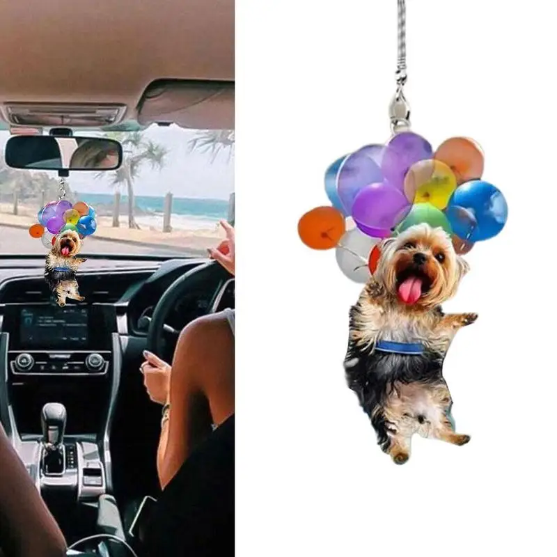 Cartoon Cute Dog Atuo Hanging Ornament With Colorful Balloon parachute Home Accessories Decorations Hanging Ornament Decoration
Cartoon Cute Dog Atuo Hanging Ornament With Colorful Balloon parachute Home Accessories Decorations Hanging Ornament Decoration