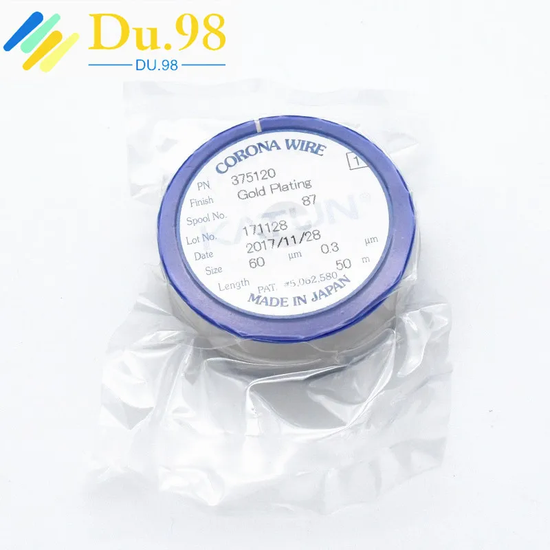 1PCS X Corona Wire Size 0.6um,0.3um Golden CORONA Wire for Kyocera For Xerox For Canon For Ricoh For Kip For OCE Part #375120
1PCS X Corona Wire Size 0.6um,0.3um Golden CORONA Wire for Kyocera For Xerox For Canon For Ricoh For Kip For OCE Part #375120