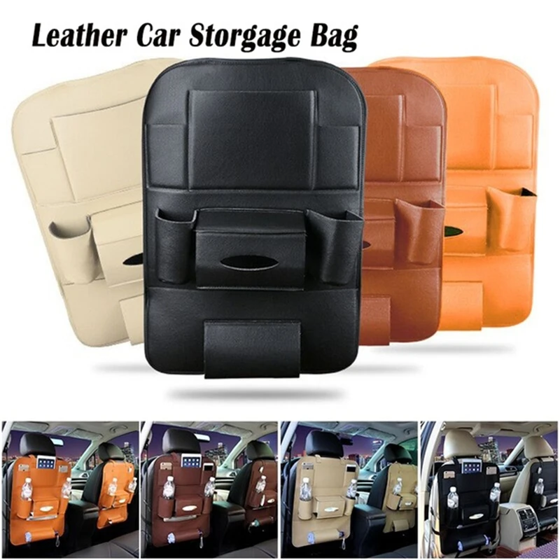 Car Seat Organizer Bag Back Pad Pu Leather Foldable Table Tray Travel Storage Bag Dining Table Drinks/Tissue/Pad Container
Car Seat Organizer Bag Back Pad Pu Leather Foldable Table Tray Travel Storage Bag Dining Table Drinks/Tissue/Pad Container