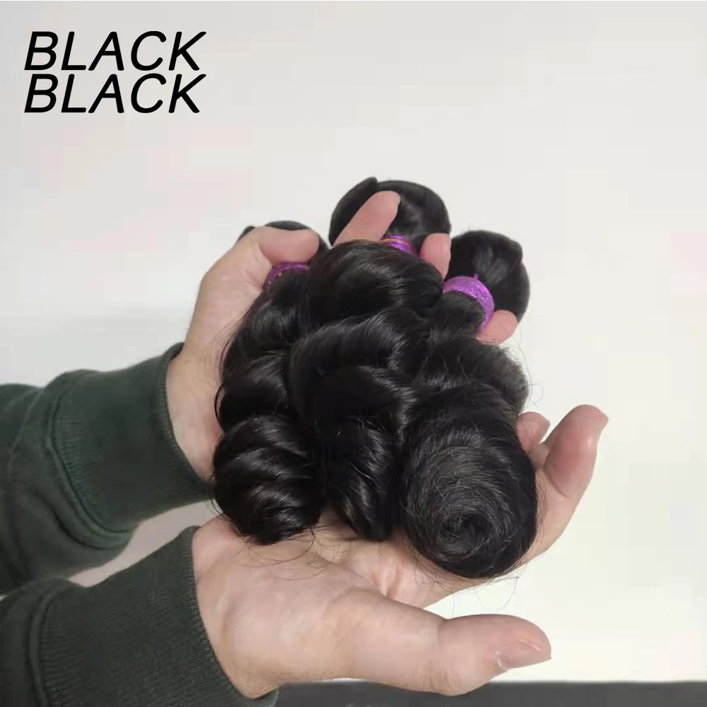 Blackblack Raw Indian Hair Weave Loose Wave Bundles Natural Color 1/3/4pcs/Lot 100% Human Hair Bundles Remy Hair Extensions
Blackblack Raw Indian Hair Weave Loose Wave Bundles Natural Color 1/3/4pcs/Lot 100% Human Hair Bundles Remy Hair Extensions