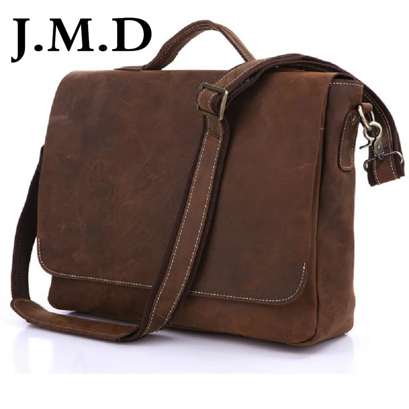 J.M.D New Arrival Crazy Horse Leather Men's Messenger Bag Briefcases Laptop bag Handbag Cross Body Bags
J.M.D New Arrival Crazy Horse Leather Men's Messenger Bag Briefcases Laptop bag Handbag Cross Body Bags