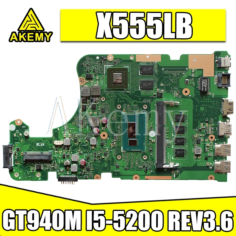 EDP X555LB Mainboard X555LD REV 3,6 для For Asus X555LJ X555LF X555LB X555LP материнская плата для ноутбука cpu 4G-RAM i5-5200U GT940M/2Гб
EDP X555LB Mainboard X555LD REV 3,6 для For Asus X555LJ X555LF X555LB X555LP материнская плата для ноутбука cpu 4G-RAM i5-5200U GT940M/2Гб