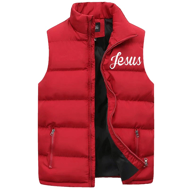 2021 Fashion Men Jackets Casual Stand Collar Waistcoat Outdoor Sleeveless Solid Color Cotton Vest Outdoor Warm Men Zipper Coats
2021 Fashion Men Jackets Casual Stand Collar Waistcoat Outdoor Sleeveless Solid Color Cotton Vest Outdoor Warm Men Zipper Coats
