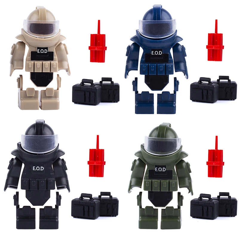 MOC фигурки аксессуары EOD бомбоутилизация костюм строительные блоки части спецназа взрывозащищенный военный бронированный жилет Игрушки дл...
MOC фигурки аксессуары EOD бомбоутилизация костюм строительные блоки части спецназа взрывозащищенный военный бронированный жилет Игрушки дл...