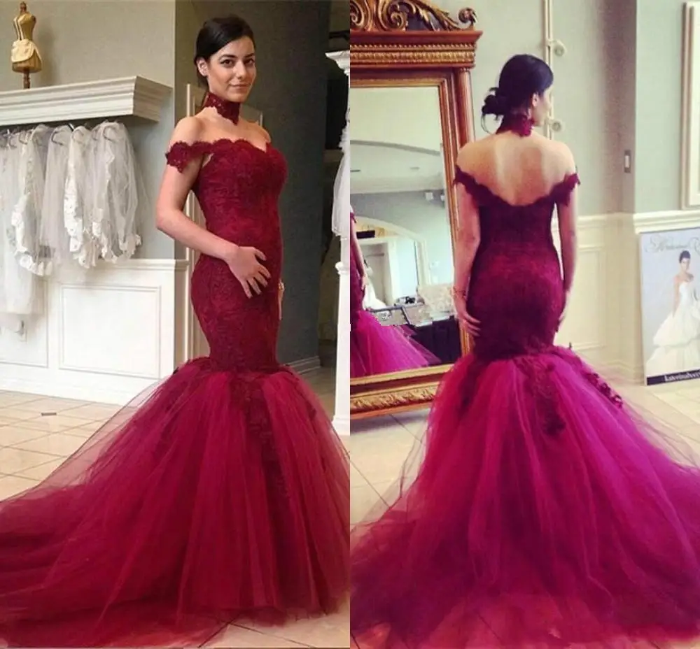 Elegant Wine Mermaid Prom Dresses Sexy Appliques Lace Floral Evening Dresses Party Organza Fishtail Summer Formal Gown 2021 
Elegant Wine Mermaid Prom Dresses Sexy Appliques Lace Floral Evening Dresses Party Organza Fishtail Summer Formal Gown 2021