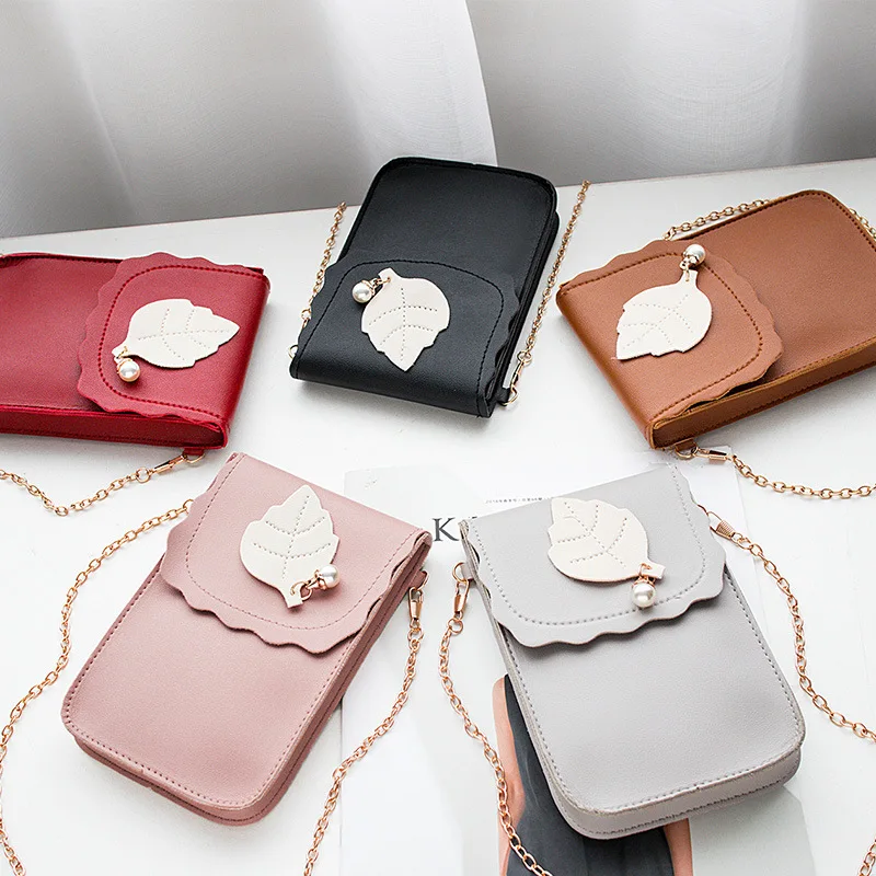 Women's Spring and Summer New Leaves Simple Small Bag Chain Shoulder/Crossbody Bag
Women's Spring and Summer New Leaves Simple Small Bag Chain Shoulder/Crossbody Bag