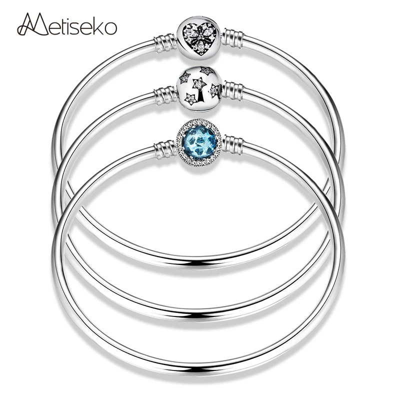 Metiseko Charm Bracelets for Women Silver 925 Sterling Original DIY Basic Dangles Bracelet Making Unique Jewelry 17CM 19CM 21CM
Metiseko Charm Bracelets for Women Silver 925 Sterling Original DIY Basic Dangles Bracelet Making Unique Jewelry 17CM 19CM 21CM