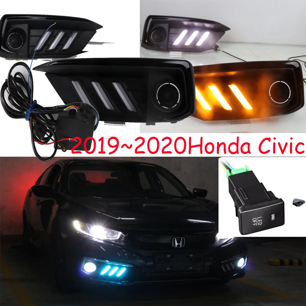 1 комплект фар бампера автомобиля для Honda Civic дневной свет 2019 2020y автомобильные аксессуары, СВЕТОДИОДНЫЙ DRL фары для Civic противотуманные фары
1 комплект фар бампера автомобиля для Honda Civic дневной свет 2019 2020y автомобильные аксессуары, СВЕТОДИОДНЫЙ DRL фары для Civic противотуманные фары