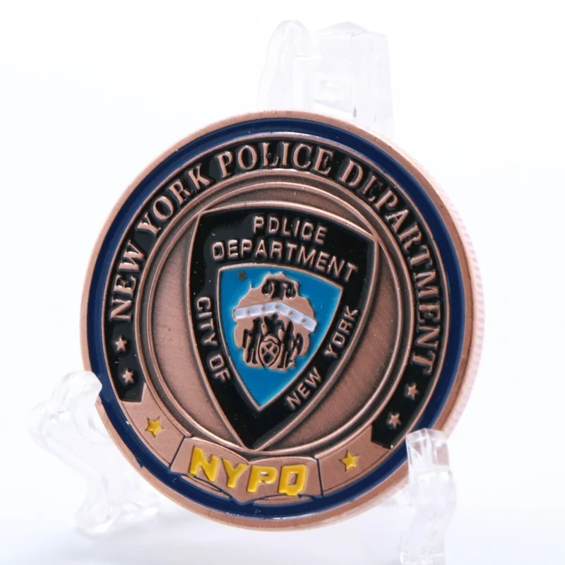 United States Law Enforcement Guardian Badge New York Police Commemorative Coin Colored National Flag Gilt Coin Us Coins
United States Law Enforcement Guardian Badge New York Police Commemorative Coin Colored National Flag Gilt Coin Us Coins