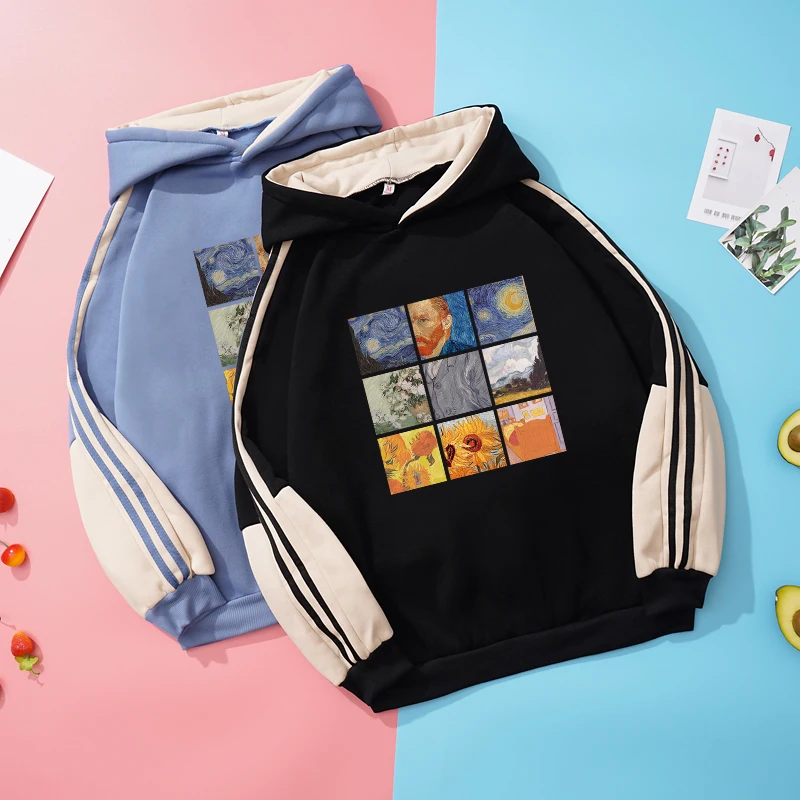 Van Gogh Oil Painting Oversized hoodie Fleece Harajuku Funny Man Sweatshirts Splicing streetwear Men's Women Clothing Hoodies
Van Gogh Oil Painting Oversized hoodie Fleece Harajuku Funny Man Sweatshirts Splicing streetwear Men's Women Clothing Hoodies