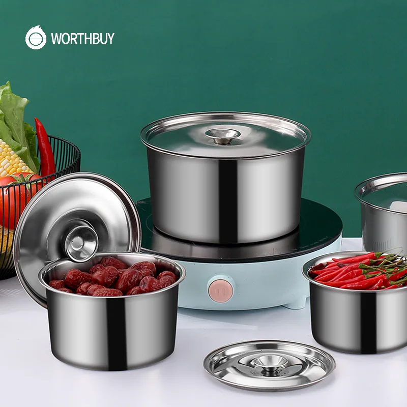 WORTHBUY Bowls Mixing Sets With Lids Stainless Steel Tableware Whisking Bowl Dinnerware Salad Bowls Saucepan Cookware Bakeware
WORTHBUY Bowls Mixing Sets With Lids Stainless Steel Tableware Whisking Bowl Dinnerware Salad Bowls Saucepan Cookware Bakeware
