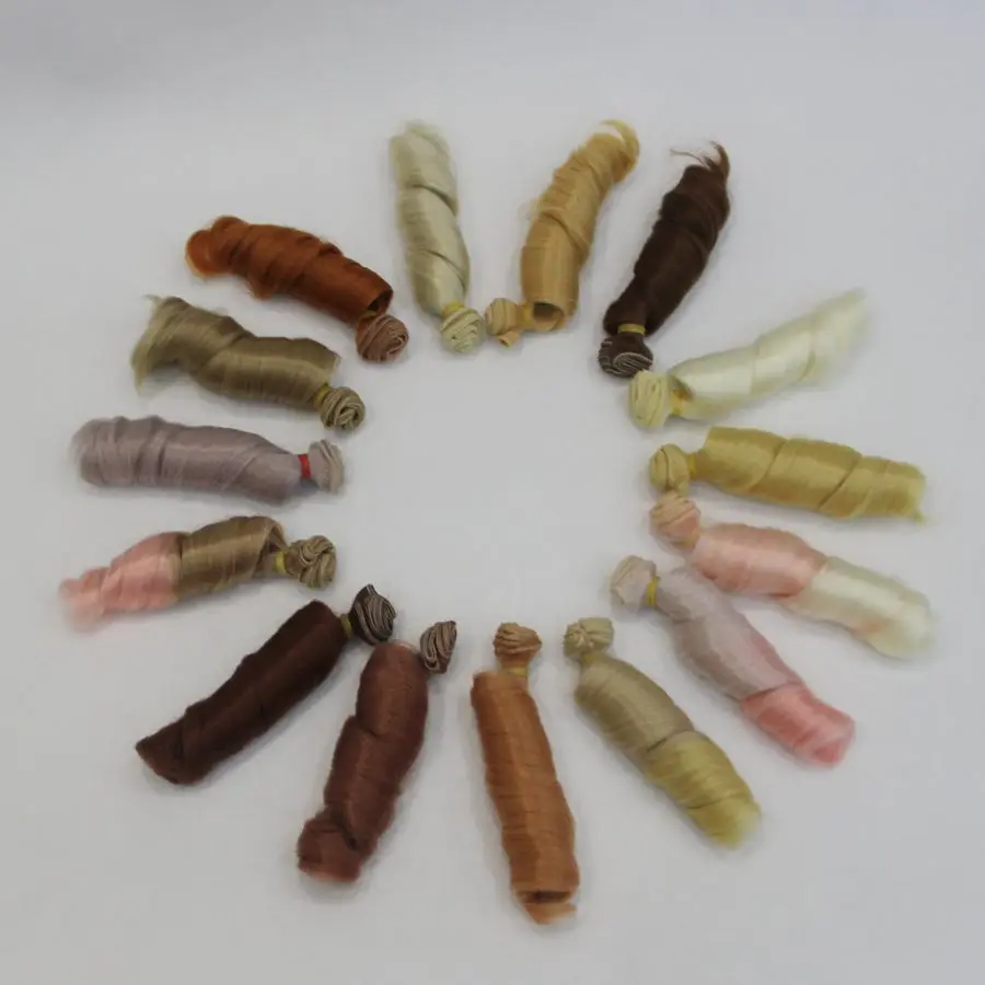 Factory 15cm Doll Accessories Curly Synthetic Fiber Wig Hair for Handmade Doll DIY High Temperature Wire Doll Wigs
Factory 15cm Doll Accessories Curly Synthetic Fiber Wig Hair for Handmade Doll DIY High Temperature Wire Doll Wigs