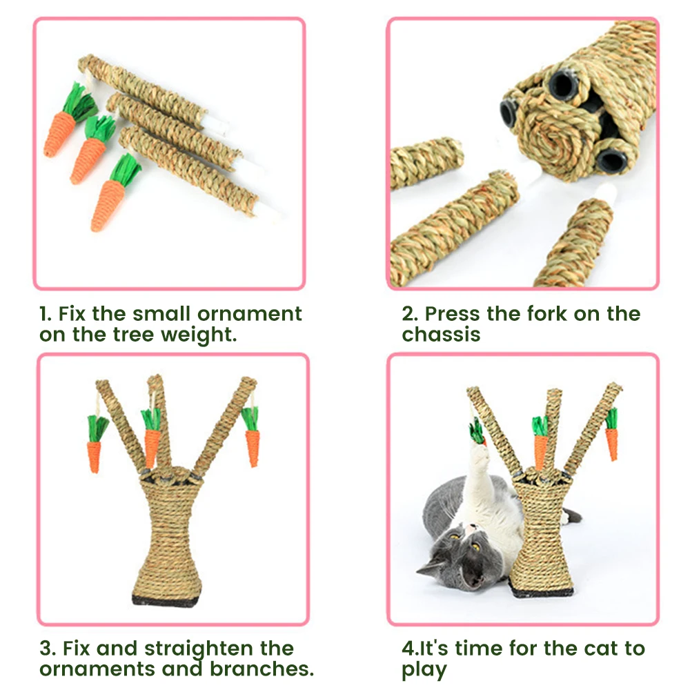 Pet Cat Toy Chew Radish Kitten Care Teeth Chew Toy Interactive Tree Tower Shelves Climbing Frame Scratching Post Pet Supplies
Pet Cat Toy Chew Radish Kitten Care Teeth Chew Toy Interactive Tree Tower Shelves Climbing Frame Scratching Post Pet Supplies