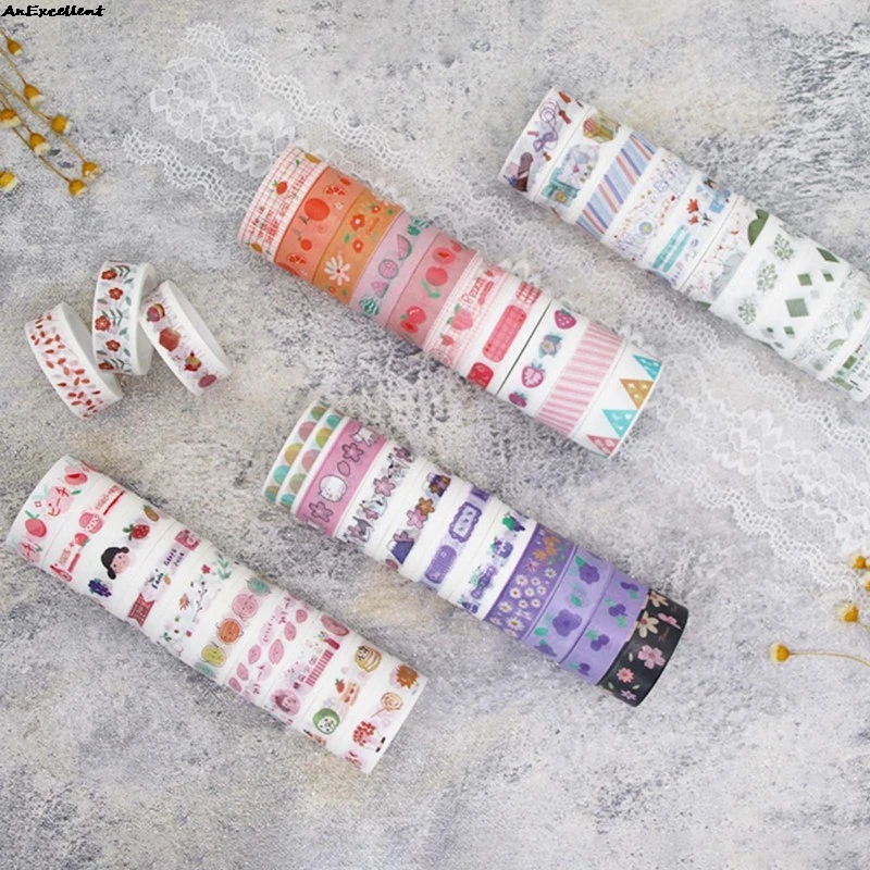 School Supplies 60 Rolls /set Kawaii Cartoon Tape Cute Hand Account Material Decoration For Scrapbooking Student Stationery
School Supplies 60 Rolls /set Kawaii Cartoon Tape Cute Hand Account Material Decoration For Scrapbooking Student Stationery