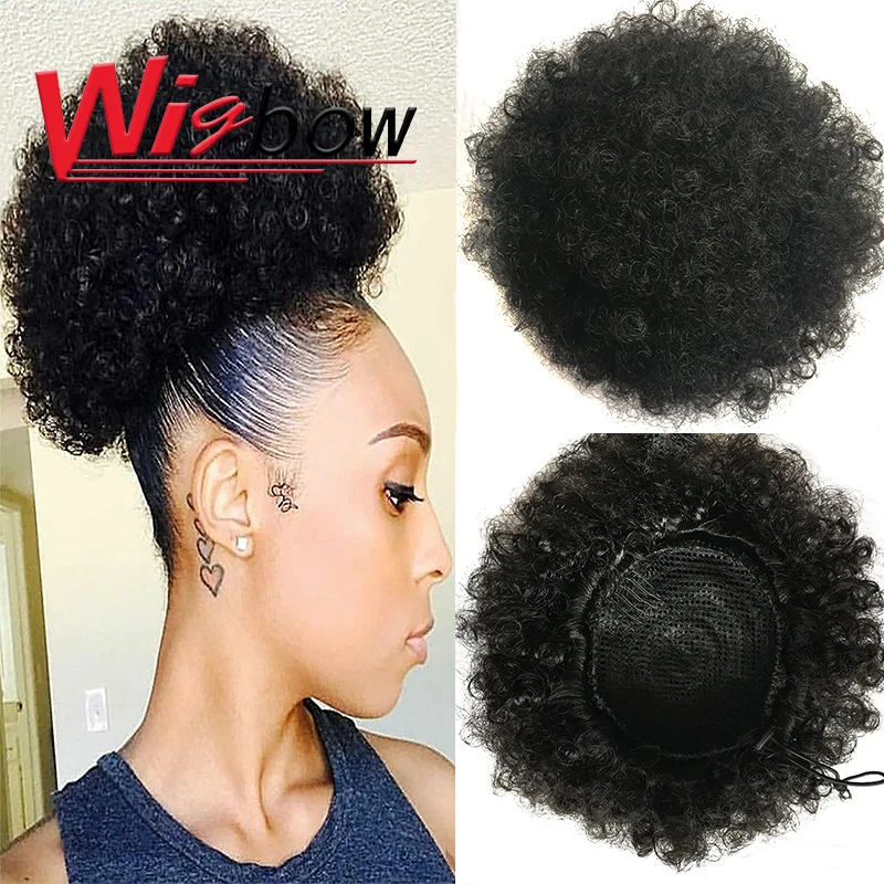 Human Hair Ponytail Wigs For Black Women Mongolian Afro Kinky Curly Ponytail Black Drawstring Ombre Afro Kinky Curly Puff Wigs
Human Hair Ponytail Wigs For Black Women Mongolian Afro Kinky Curly Ponytail Black Drawstring Ombre Afro Kinky Curly Puff Wigs