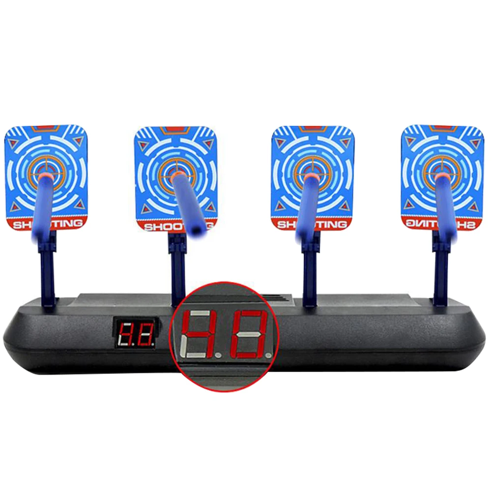 Gun Target Electric Target For Nerf Toy High Precision Auto Reset Scoring Sound Light Shooting Game Outdoor Sports Toys Dropship
Gun Target Electric Target For Nerf Toy High Precision Auto Reset Scoring Sound Light Shooting Game Outdoor Sports Toys Dropship