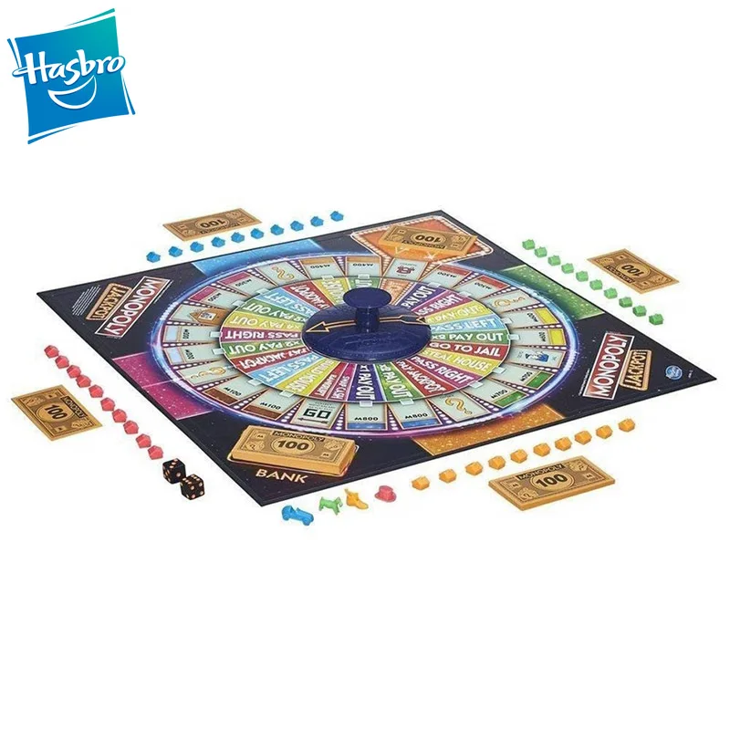 Hasbro Monopoly Jackpot Gaming English Version Classic Real Deal Card Trading Board Games Family Party Kids Toys Christmas Gift
Hasbro Monopoly Jackpot Gaming English Version Classic Real Deal Card Trading Board Games Family Party Kids Toys Christmas Gift