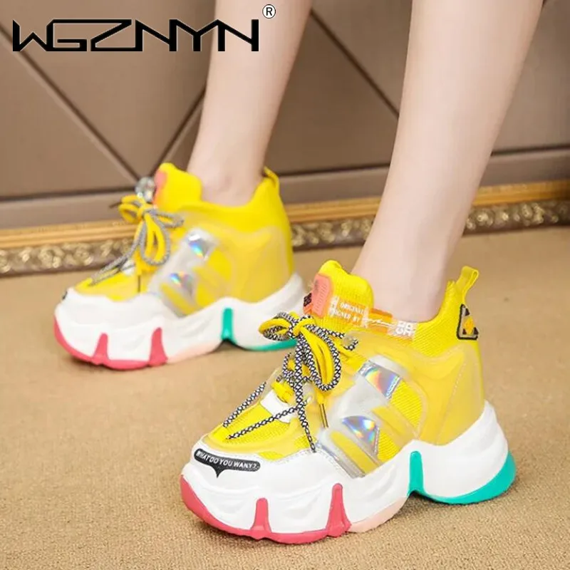 Women Chunky Sneakers Fashion Platform Sneakers Ladies Wedges Casual Shoes for Woman Leather Sports Dad Shoes Zapatillas Mujer
Women Chunky Sneakers Fashion Platform Sneakers Ladies Wedges Casual Shoes for Woman Leather Sports Dad Shoes Zapatillas Mujer